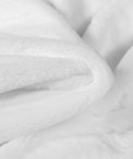 White Faux Rabbit Fur Fabric
