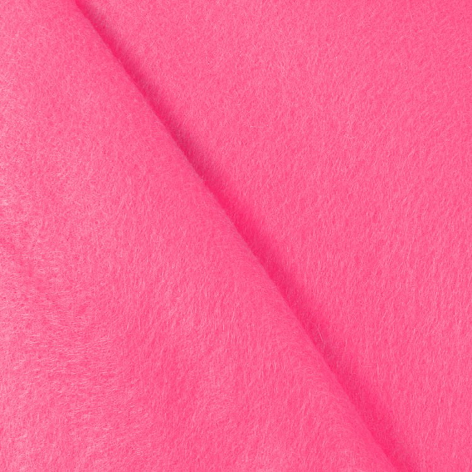 Candy Pink Felt Fabric image 2 of 2