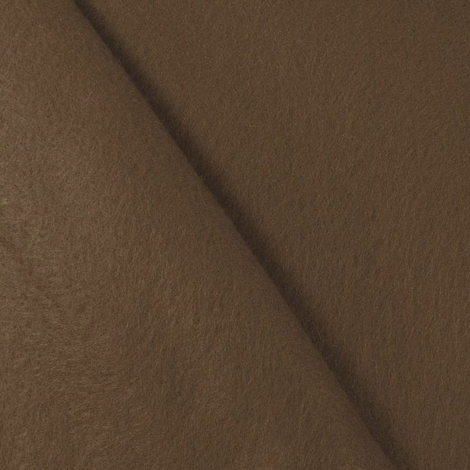 Cocoa Brown Felt Fabric image 2 of 2