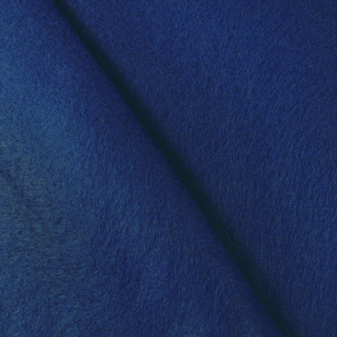 Navy Blue Felt Fabric image 2 of 2