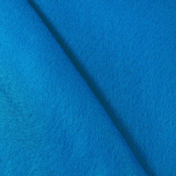 Neon Blue Felt Fabric image 2 of 2
