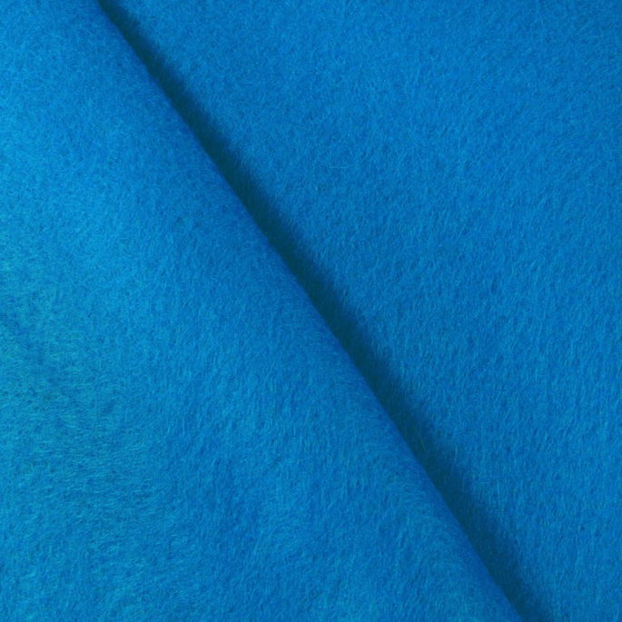 Neon Blue Felt Fabric image 2 of 2