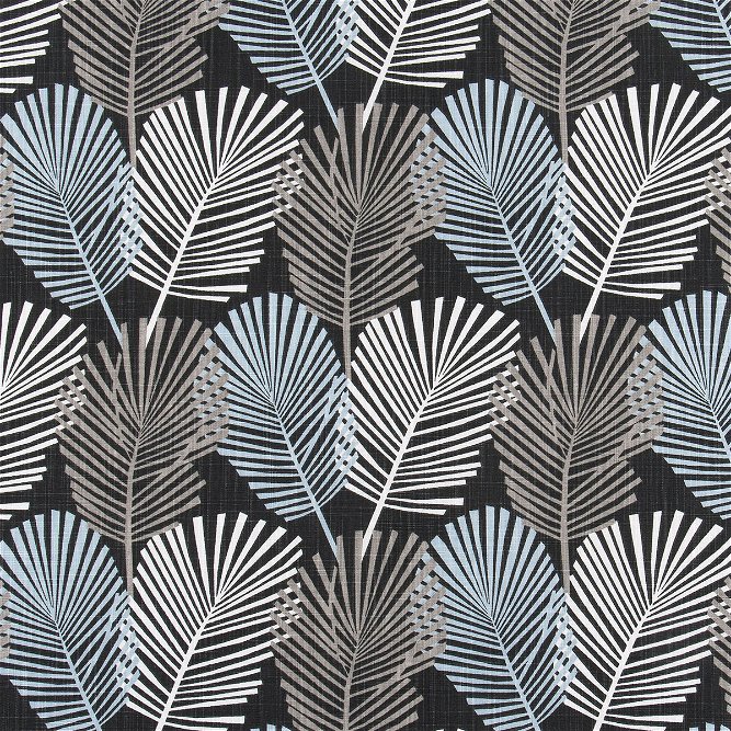 Premier Prints Rain Forest Mineral Blue Slub Canvas Fabric
