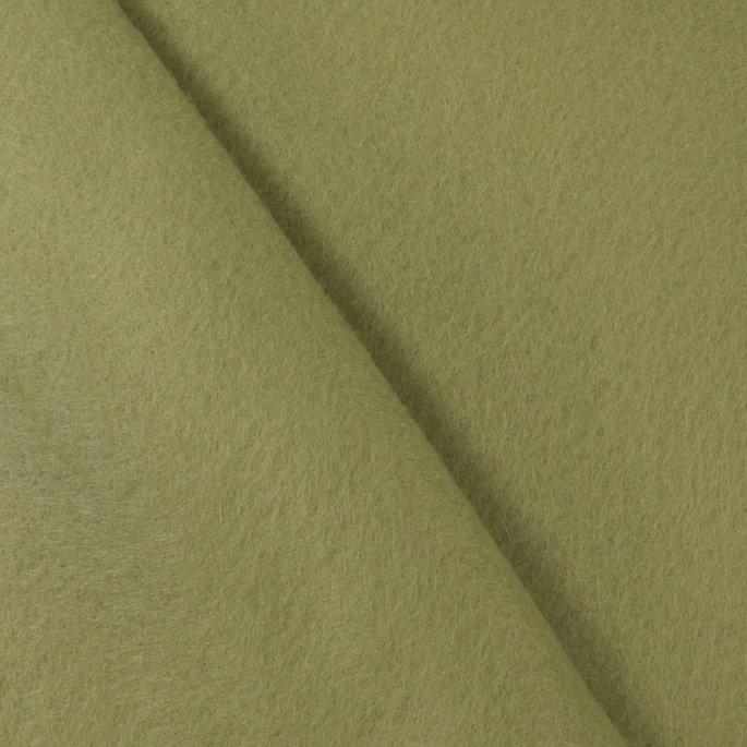Olive Green Felt Fabric image 2 of 2