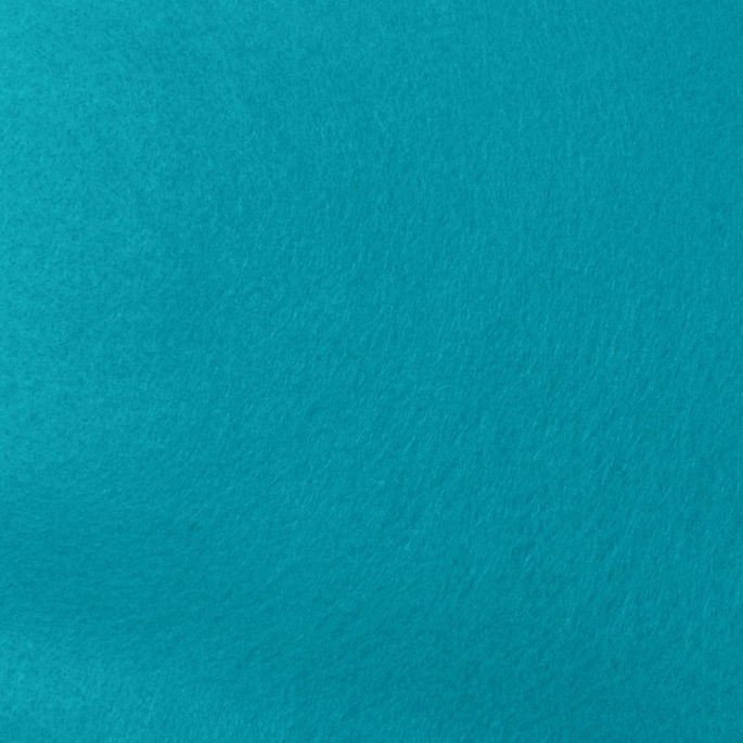 Turquoise Felt Fabric image 1 of 2