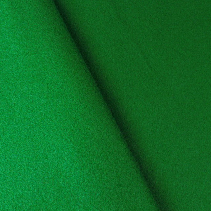 Bright Green Felt Fabric image 2 of 2