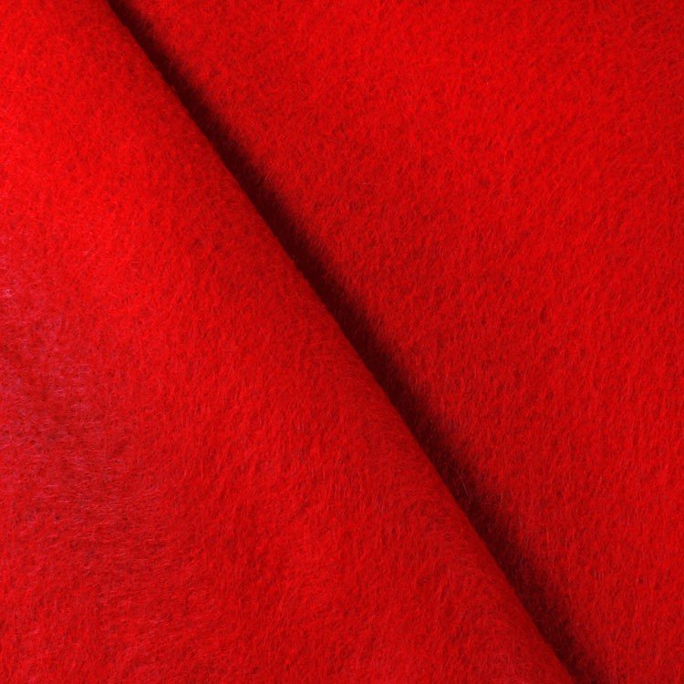 Red Felt Fabric