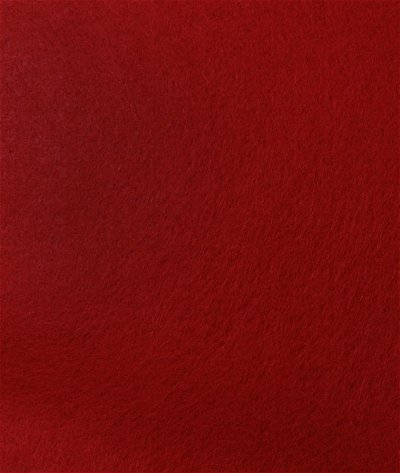 Ruby Red Felt Fabric