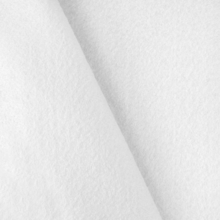 8"x10" WOOL FELT Fabric WHITE 