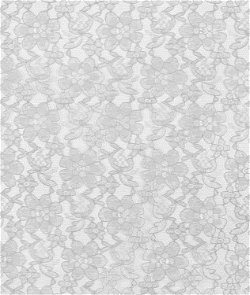 Stretch Lace White Nylon Spandex Fabric 54 Wide by the Yard (6516R-1L)