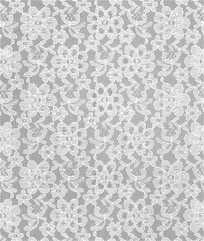 White Raschel Lace Fabric