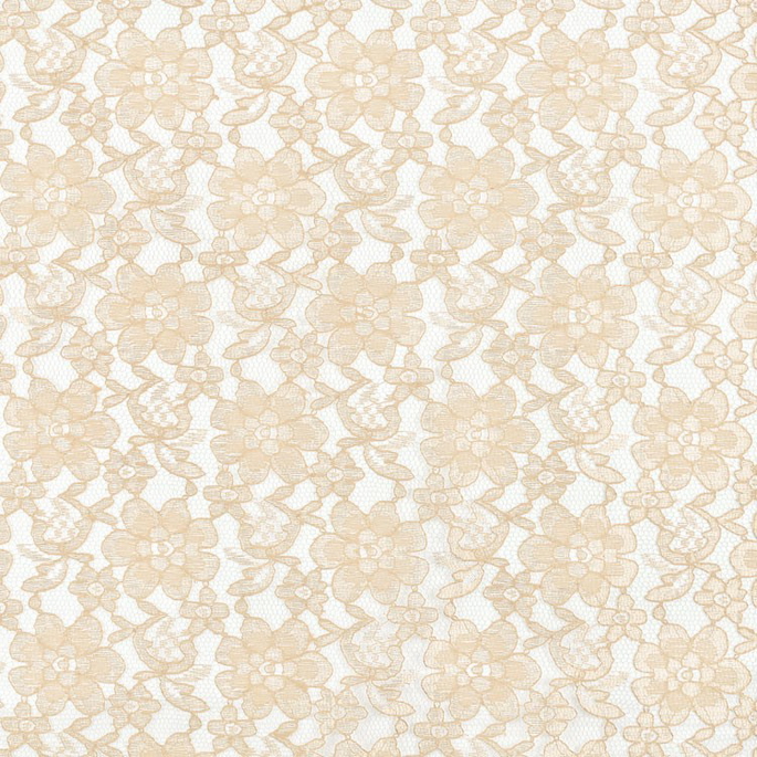 Champagne Raschel Lace Fabric image 1 of 2
