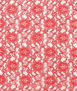 Red Raschel Lace