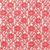 Red Raschel Lace Fabric - Image 1
