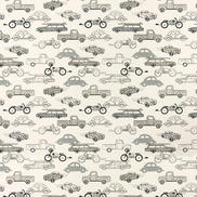 Premier Prints Retro Rides Lead Macon Fabric