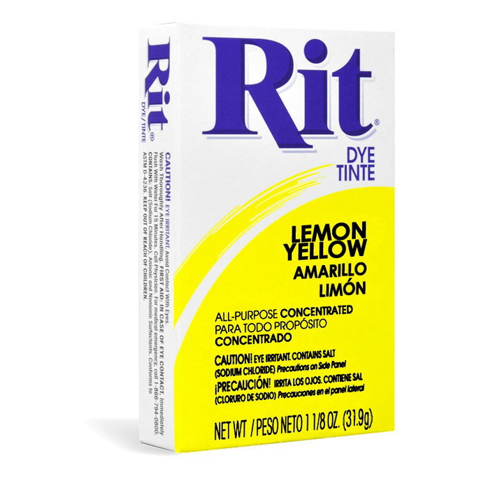 Rit Dye - Lemon Yellow # 1 Powder image 1 of 3