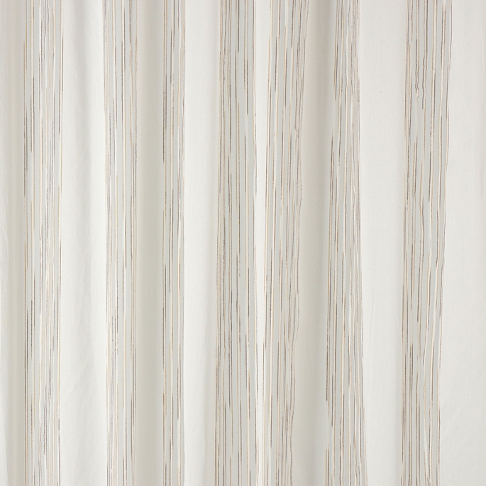 RK Classics 118" Maynard Sheer Mocha/White Fabric image 1 of 3