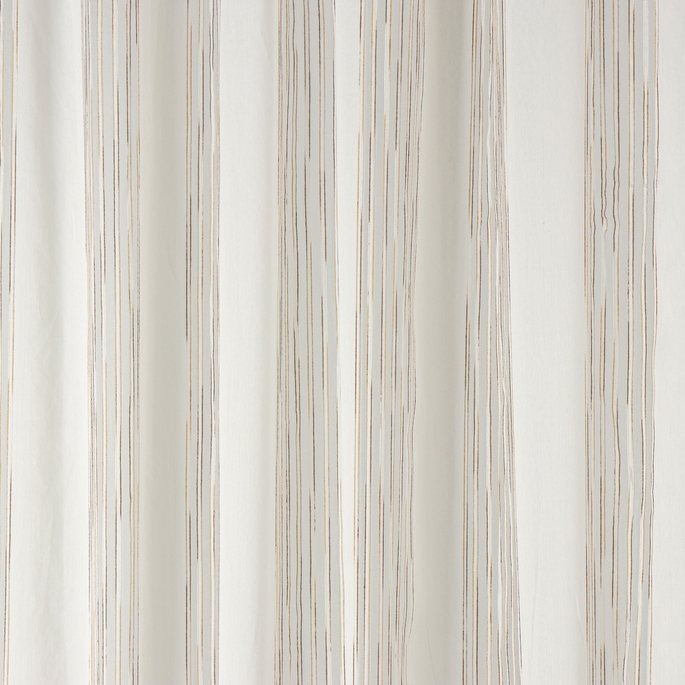 RK Classics 118" Maynard Sheer Mocha/White Fabric image 2 of 3