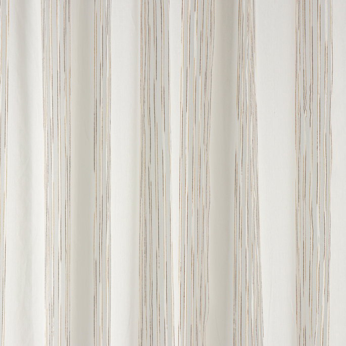 RK Classics 118" Maynard Sheer Mocha/White Fabric image 2 of 3
