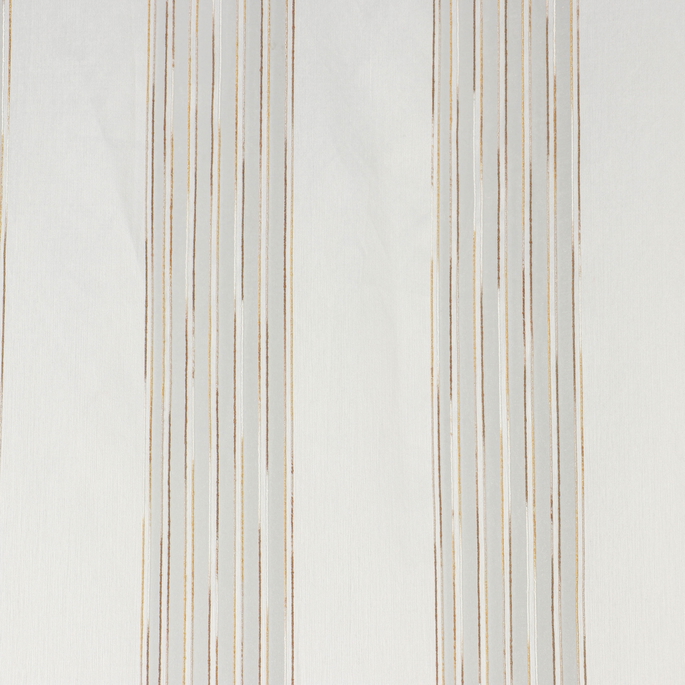 RK Classics 118" Maynard Sheer Mocha/White Fabric image 3 of 3