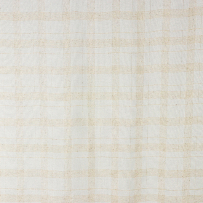 RK Classics 118" Tattersall Check Tan/White Fabric image 2 of 2