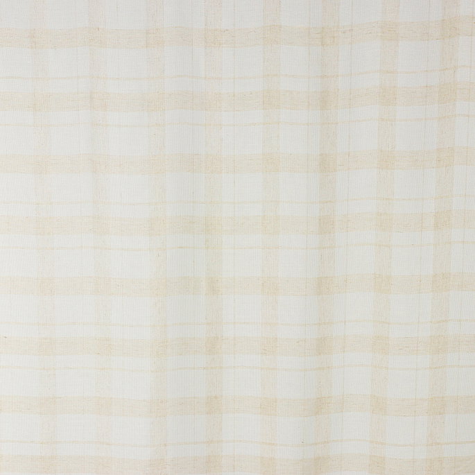RK Classics 118" Tattersall Check Tan/White Fabric image 2 of 2