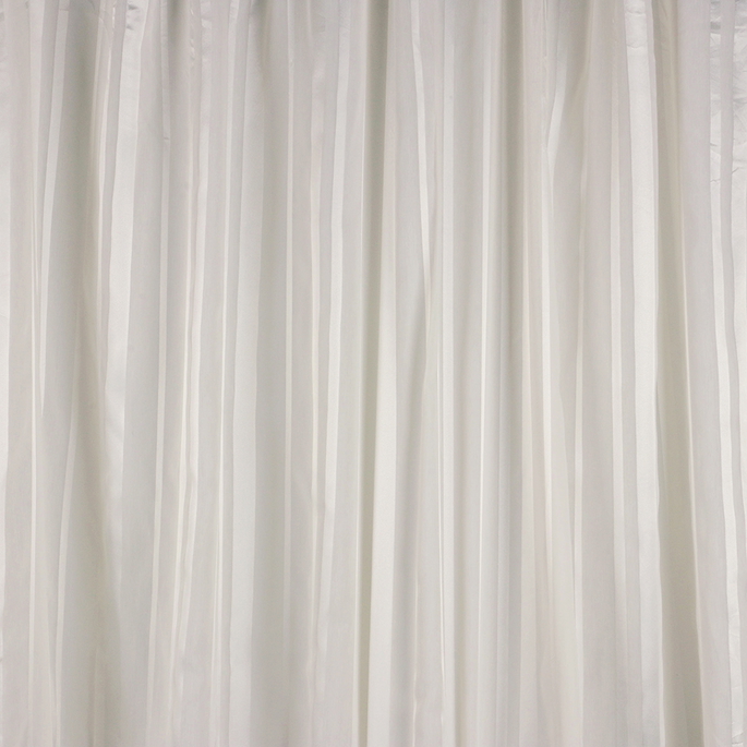RK Classics 118" Clayville Sheer Satin Ivory Fabric image 1 of 2