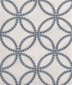 RK Classics Drone Embroidery Slate Fabric