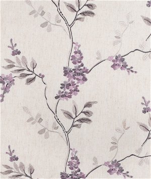RK Classics Annabelle Embroidery Lavender Fabric
