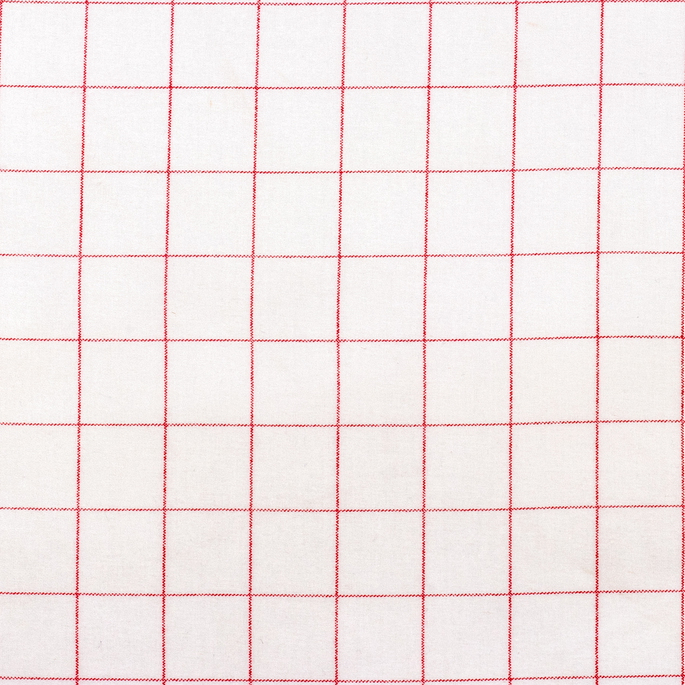 RK Classics Sheffield Check Red/White Fabric image 1 of 2