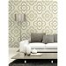 Seabrook Designs Gidget Off-White &amp; Tan Wallpaper thumbnail image 2 of 2