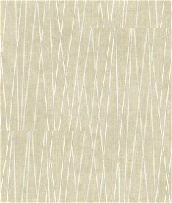 Seabrook Designs Gidget Lines Metallic Gold & White Wallpaper