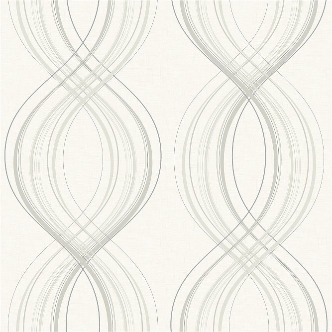 Seabrook Designs Jeannie Gray &amp; Linen Wallpaper