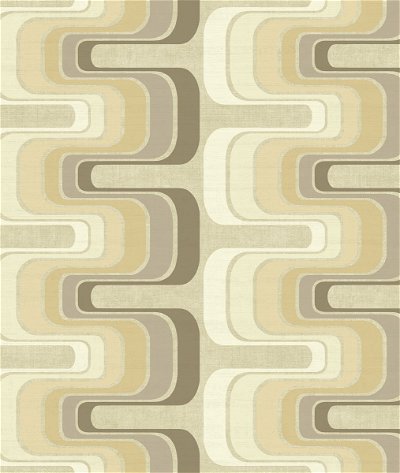 Seabrook Designs Fonzie Brown & Beige Wallpaper