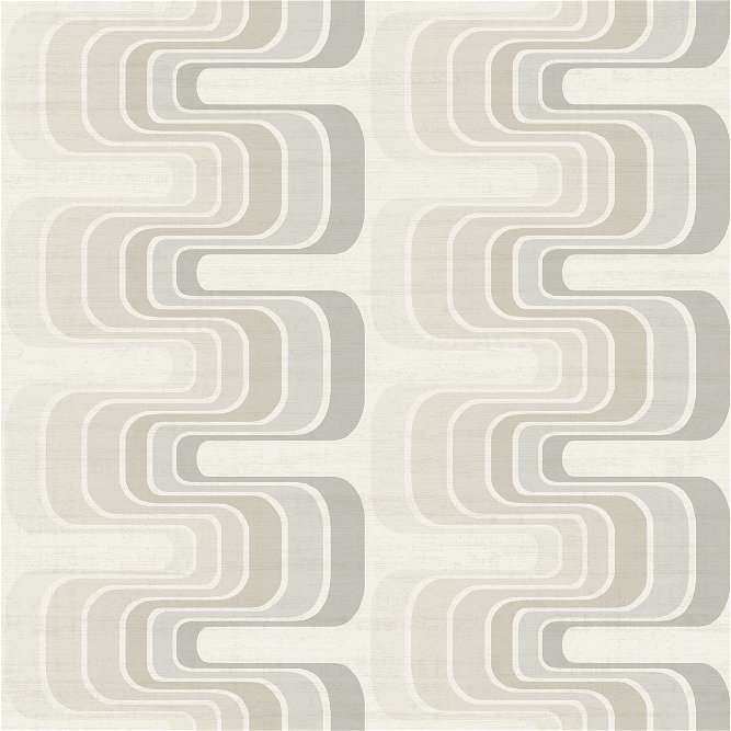 Seabrook Designs Fonzie Gray &amp; Off-White Wallpaper