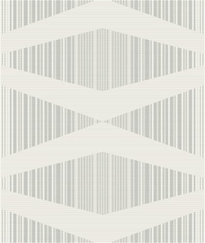 Seabrook Designs Maxwell Gray & White Wallpaper