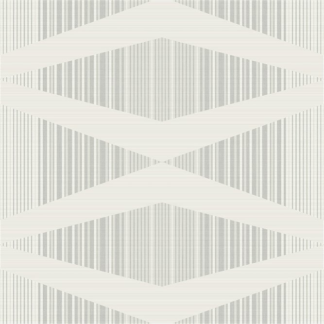 Seabrook Designs Maxwell Gray &amp; White Wallpaper