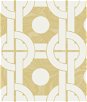 Seabrook Designs Mindy Gold & White Wallpaper
