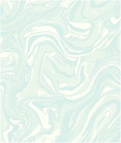 Seabrook Designs Mindy Marble Baby Blue & White Wallpaper