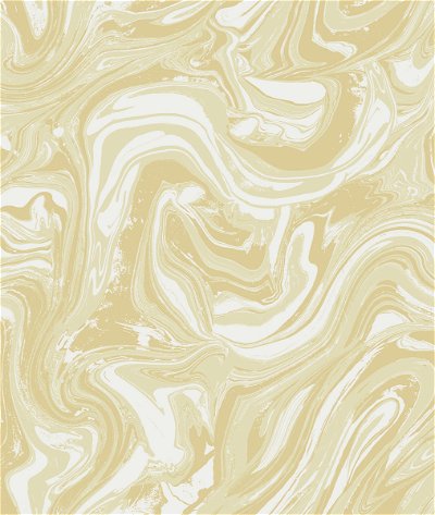 Seabrook Designs Mindy Marble Gold & White Wallpaper