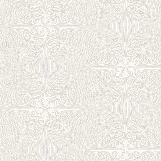 Seabrook Designs Lucy White &amp; Off-White Wallpaper