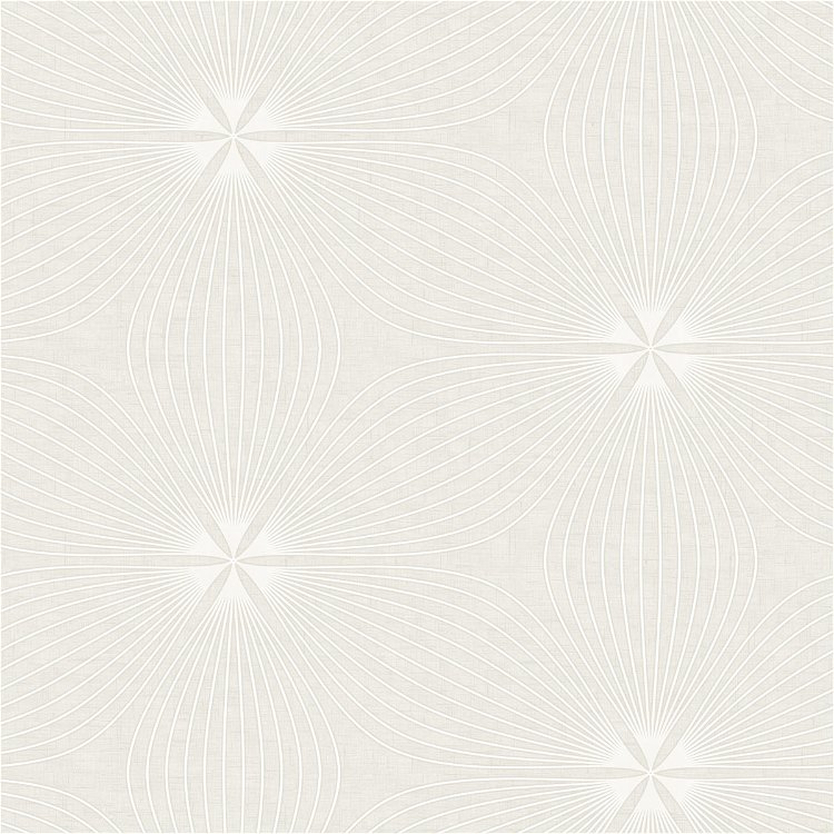 Seabrook Designs Lucy White & Off-White Wallpaper
