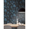 Seabrook Designs Laverne Aegean Blue & Black Wallpaper - Image 2