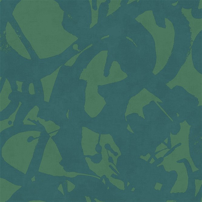 Seabrook Designs Laverne Teal &amp; Sea Green Wallpaper
