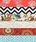 Printed Drapery Fabric Remnant Assortment - Sold by the Pound