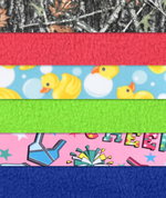 Fleece Remnant Assortment - Sold by the Pound