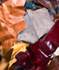Leather Remnant Assortment - Sold by the Pound