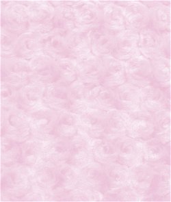 Light Pink Minky Rose Swirl