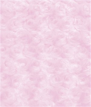 浅粉红色的貂皮玫瑰漩涡织物