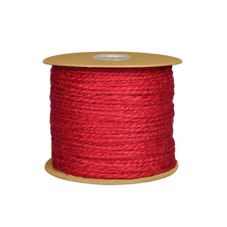 1.5mm Red Jute Twine - 100 Yards
